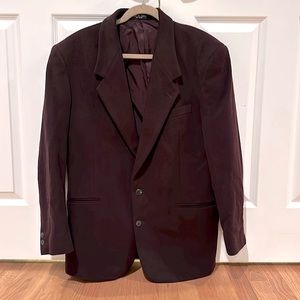 Alafani Wool/Cashmere Burgundy Blazer